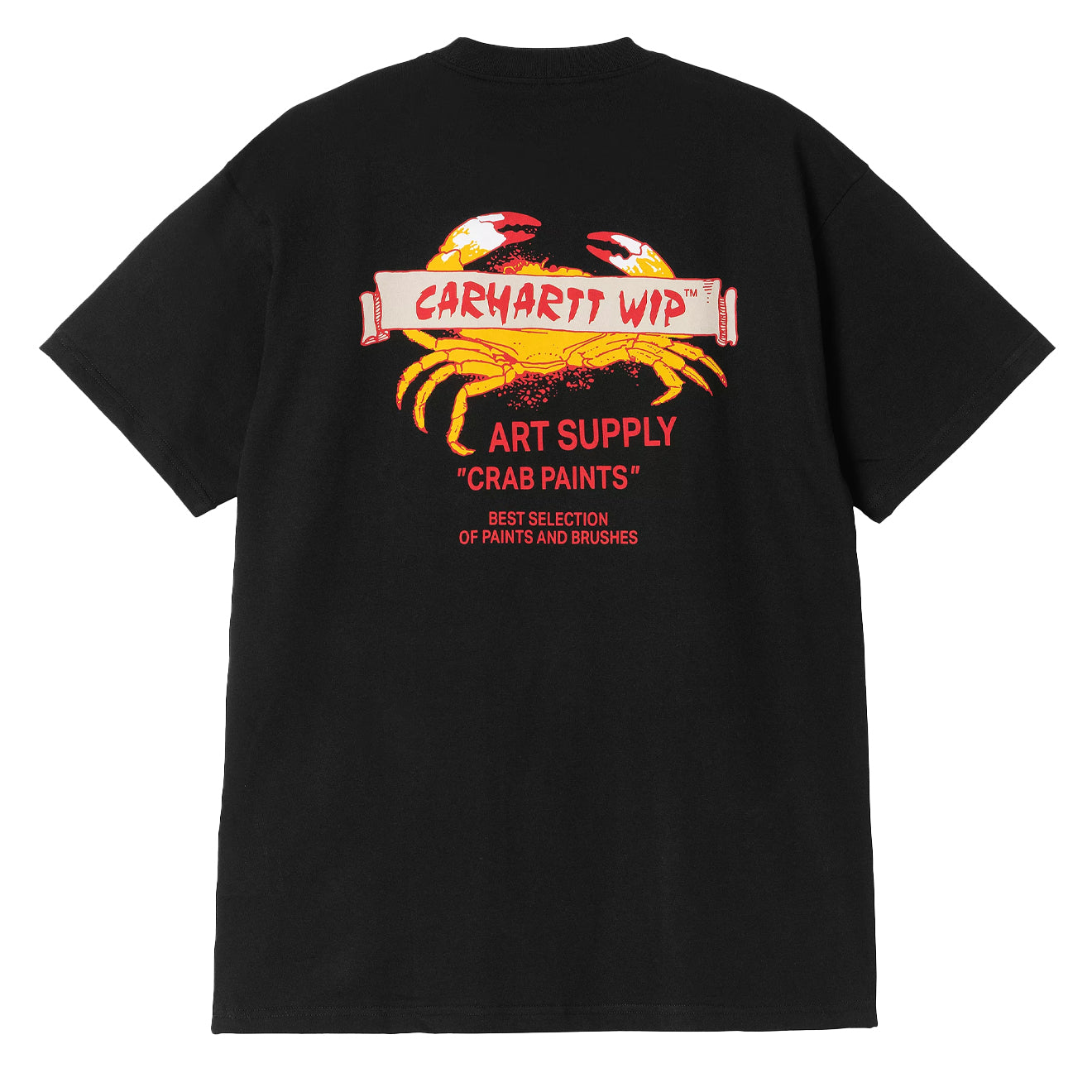 Carhartt WIP S/S Crab Paint T-Shirt Black - The Sporting Lodge