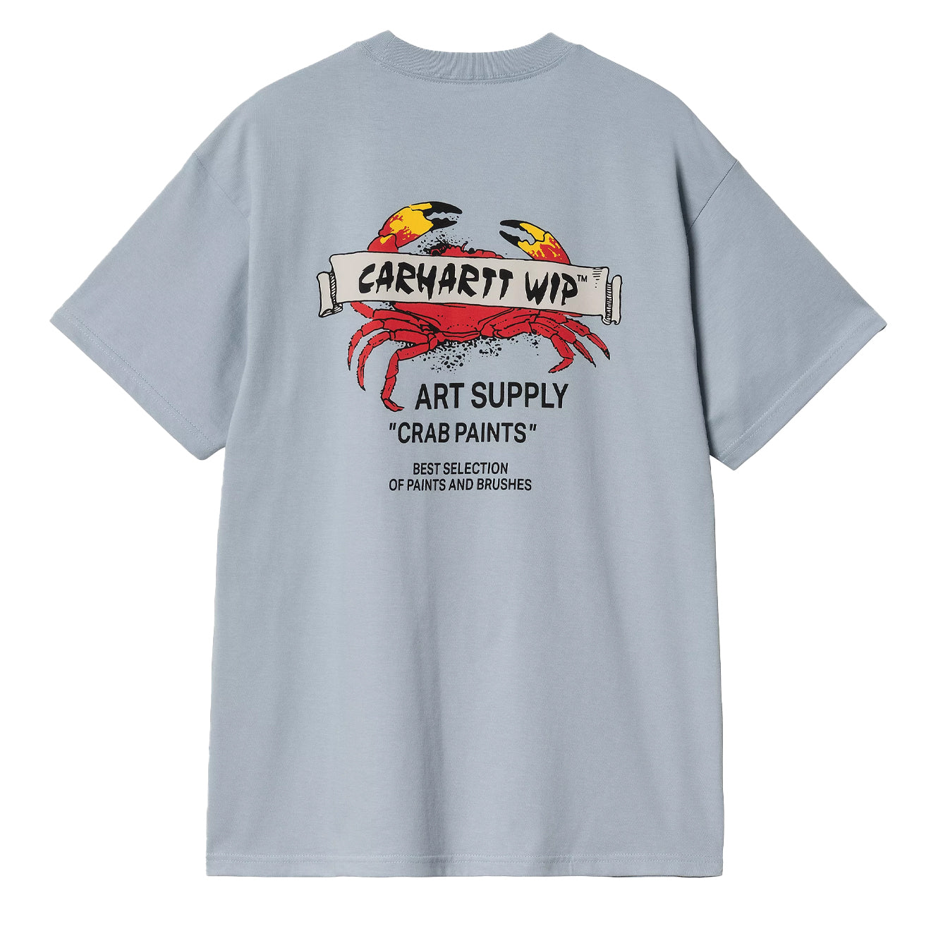 Carhartt WIP S/S Crab Paint T-Shirt Frosted Blue - The Sporting Lodge