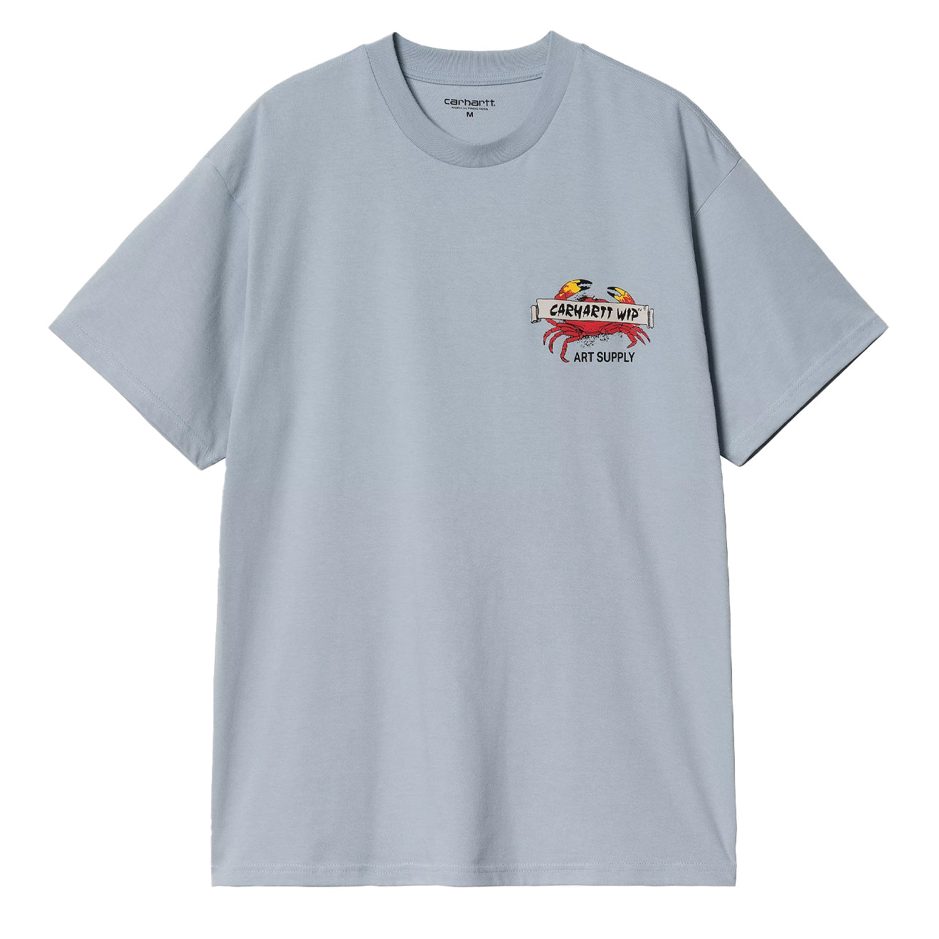 Carhartt WIP S/S Crab Paint T-Shirt Frosted Blue - The Sporting Lodge