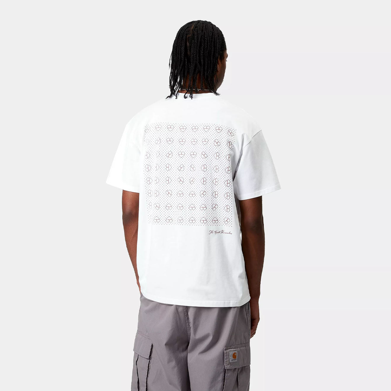 Carhartt WIP S/S Furoshiki T-Shirt White / Red - The Sporting Lodge