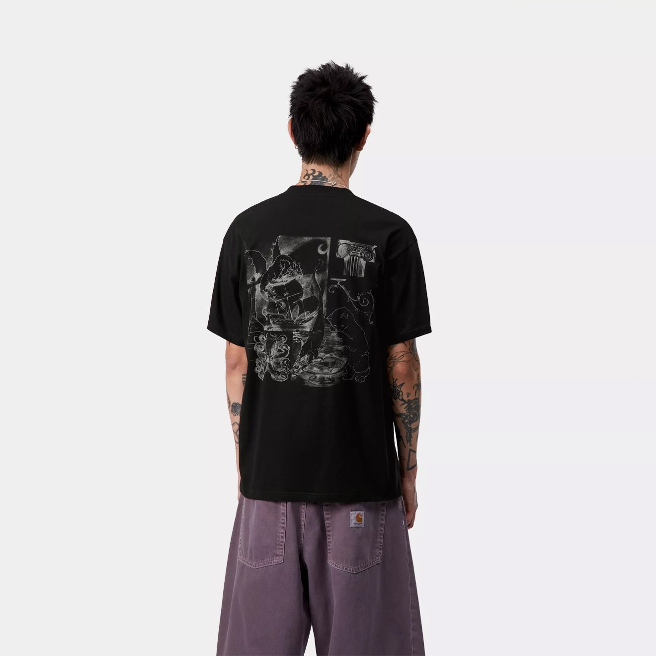 Carhartt WIP S/S Okniceok 02 T-Shirt Black - The Sporting Lodge