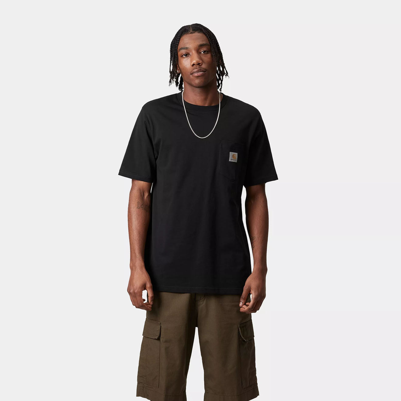 Carhartt WIP S/S Pocket T-Shirt Dark Navy - The Sporting Lodge