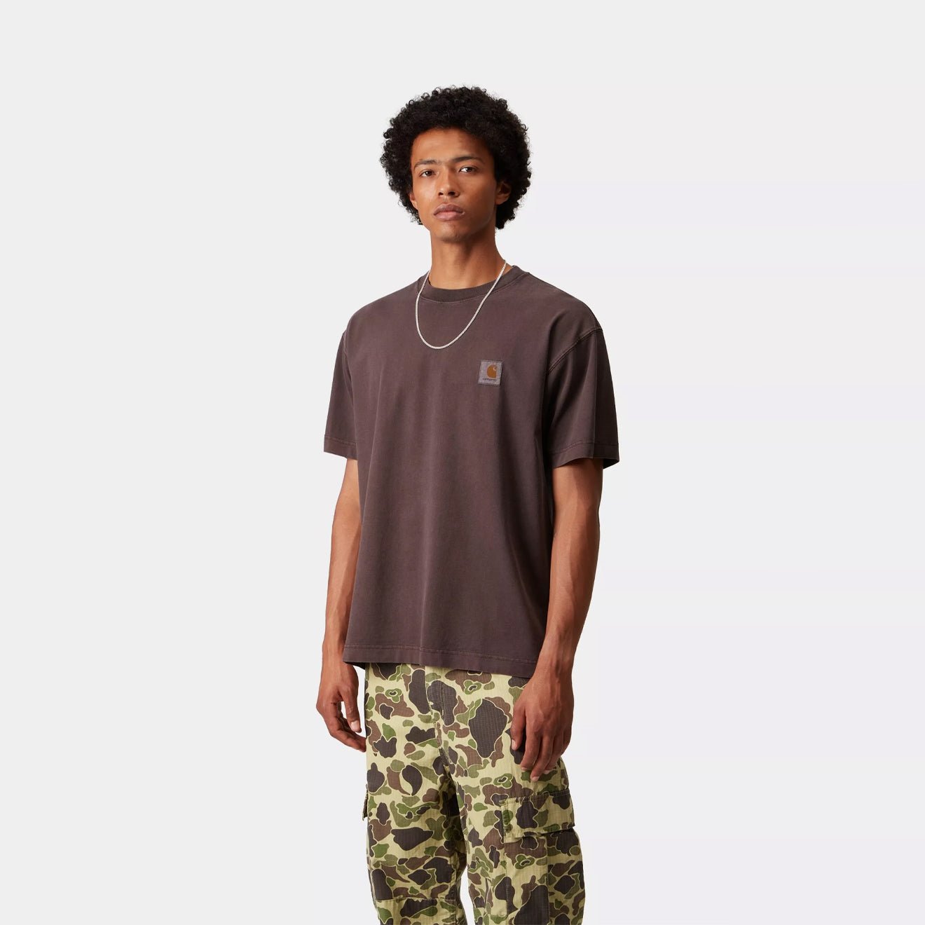 Carhartt WIP S/S Vista T-Shirt Palisander Garment Dyed - The Sporting Lodge