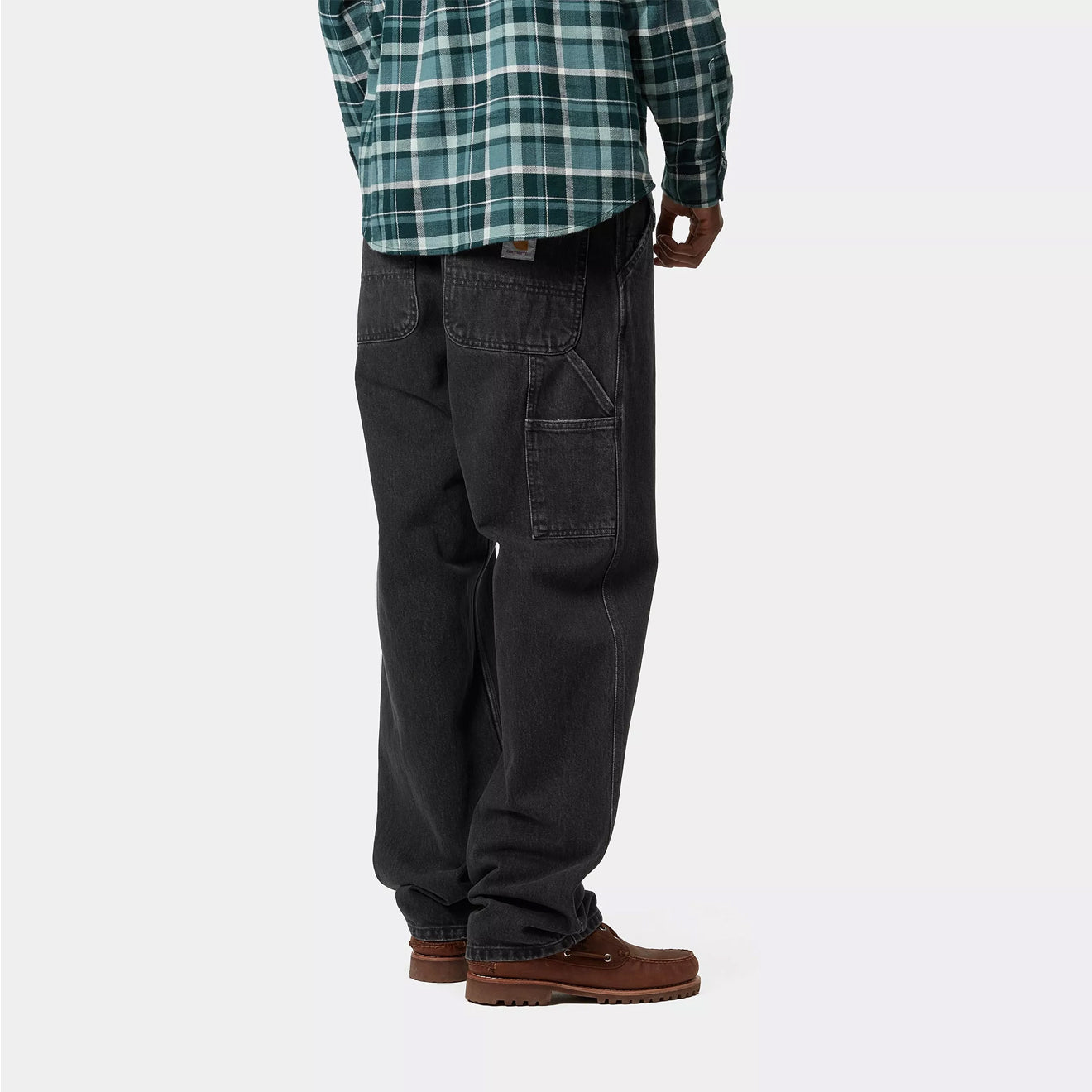 Carhartt WIP Single Knee Pant Black Stone Washed - The Sporting Lodge