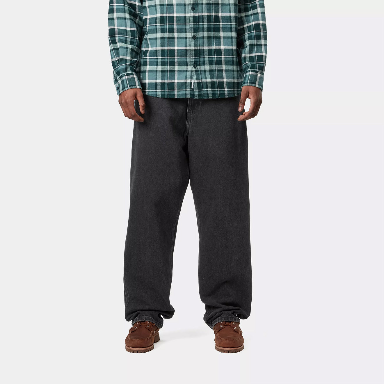 Carhartt WIP Single Knee Pant Black Stone Washed - The Sporting Lodge
