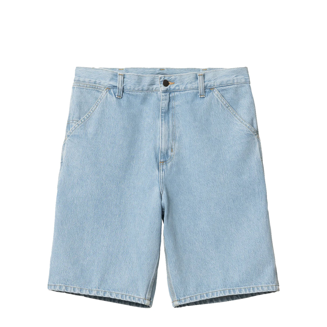 Carhartt WIP Single Knee Short Blue Heavy Stone Bleached