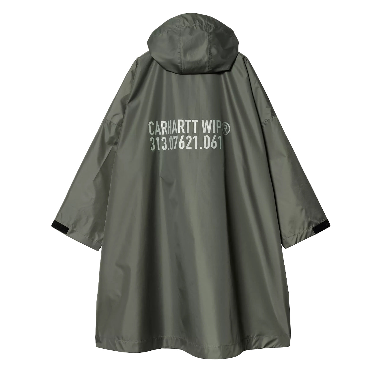 Carhartt WIP Tour Packable Rain Poncho Smoke Green / Reflective - The Sporting Lodge