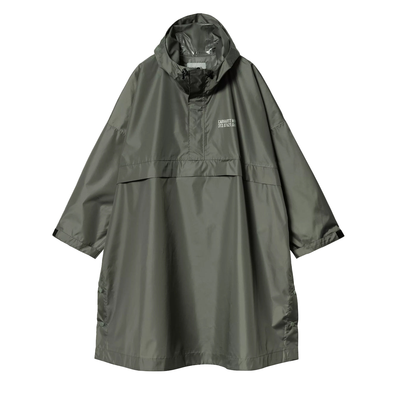 Carhartt WIP Tour Packable Rain Poncho Smoke Green / Reflective - The Sporting Lodge