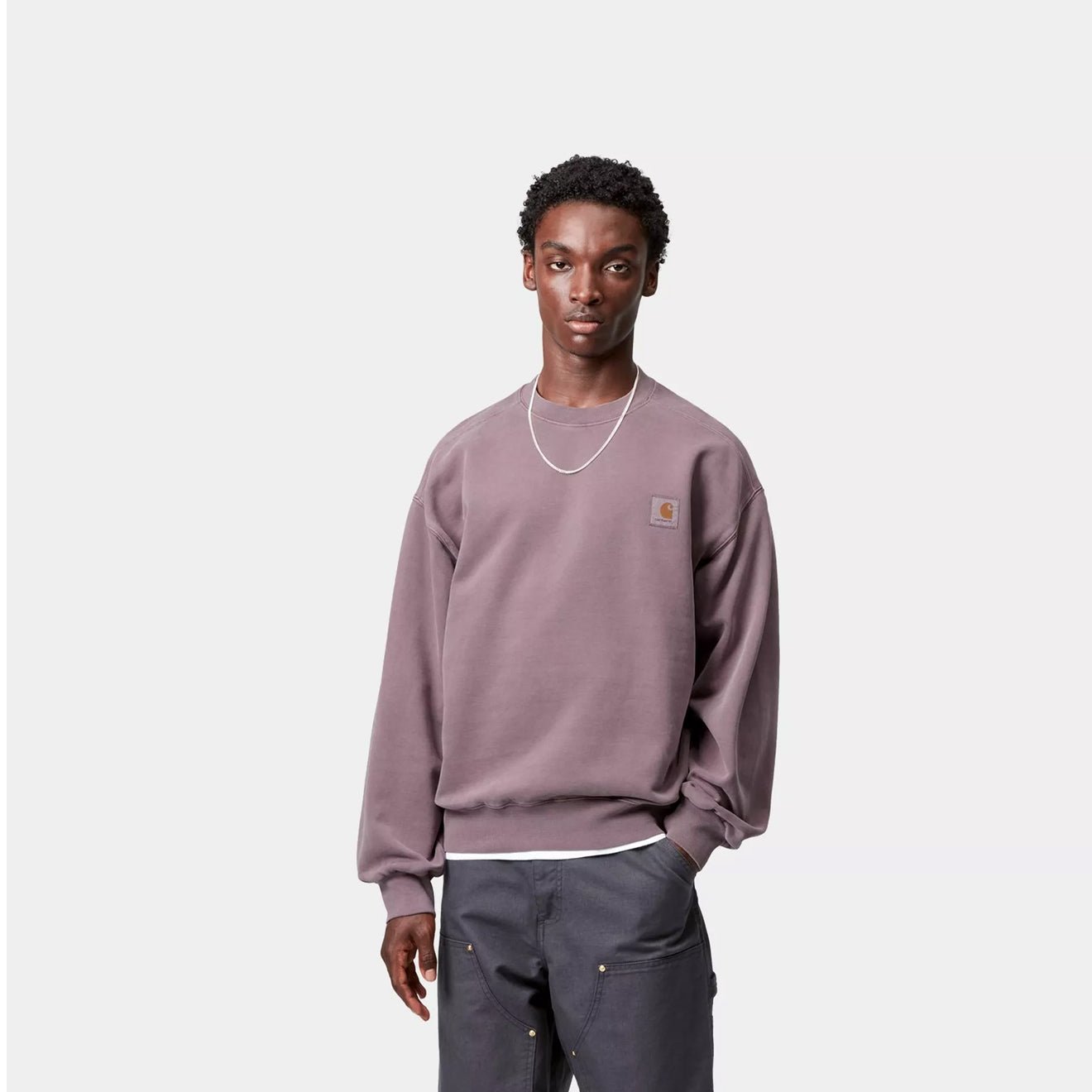 Carhartt WIP Vista Sweat Phlox Garment Dyed - The Sporting Lodge