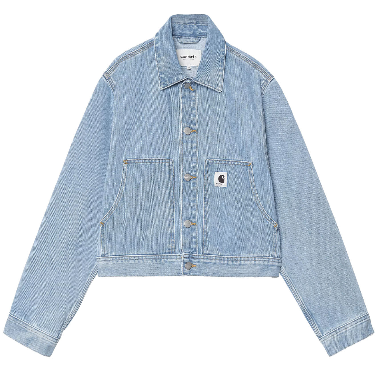 Carhartt WIP Womens Arca jacket Blue Stone Bleached - The Sporting Lodge
