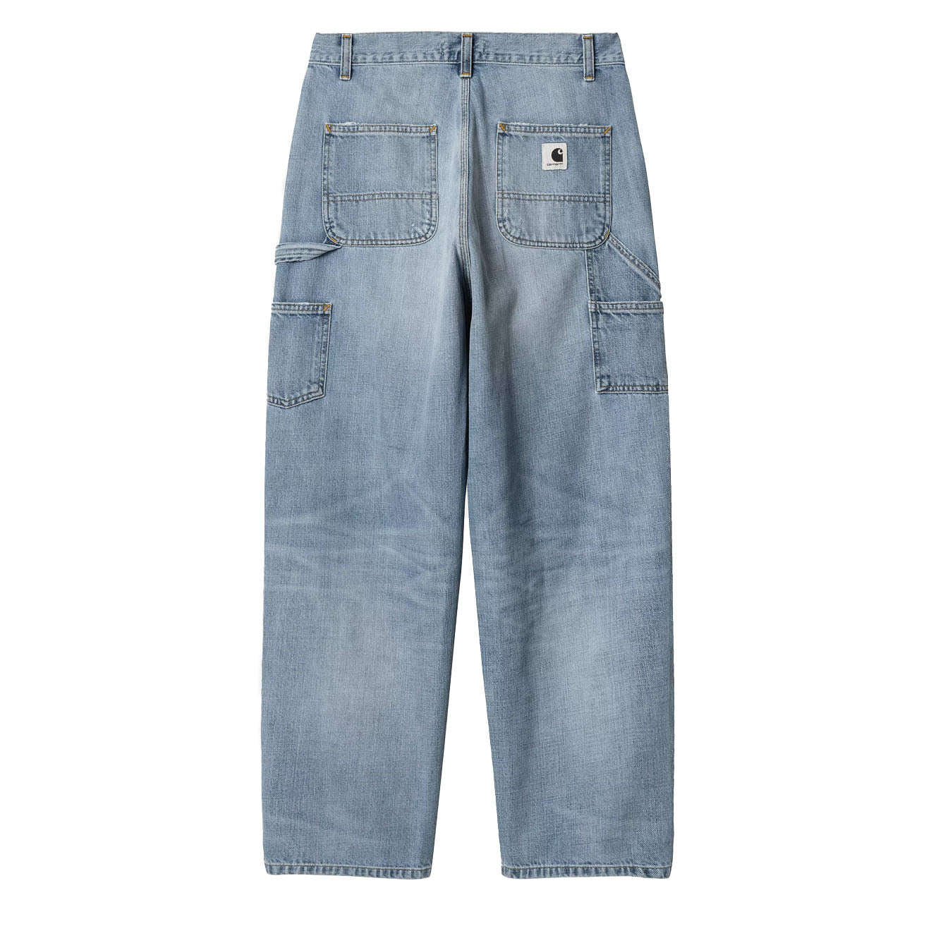 Carhartt WIP Womens Brandon Double Knee Pant Blue Burst Washed - The Sporting Lodge