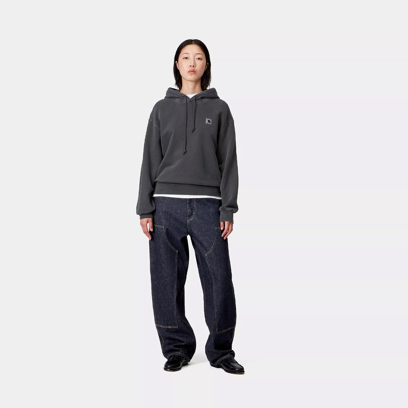Carhartt WIP Womens Brandon Double Knee Pant Blue Rinsed - The Sporting Lodge