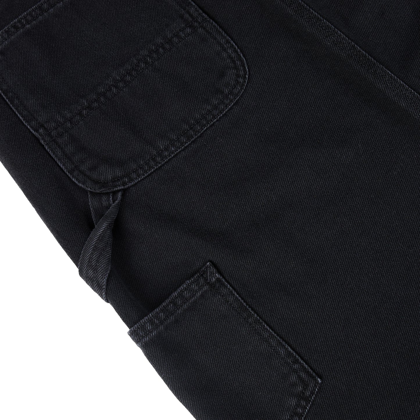 Carhartt WIP Womens Double Knee Skirt Black Stone Washed - The Sporting Lodge