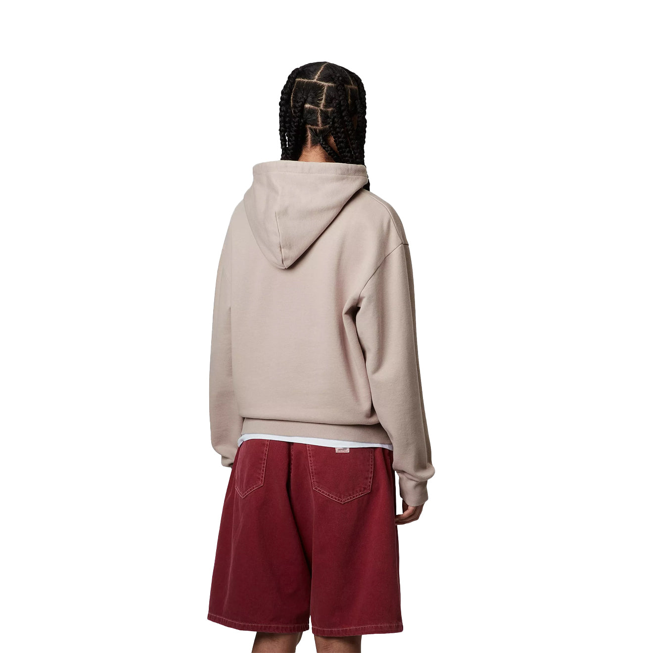 Carhartt WIP Womens Hooded Casey Sweatshirt Dusky Beige / Silver - The Sporting Lodge