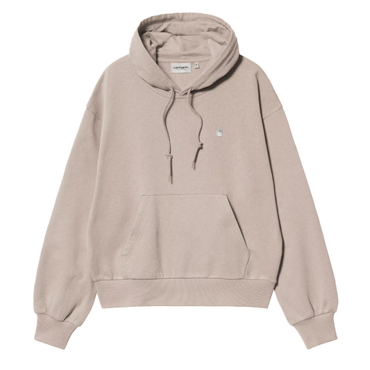 Carhartt WIP Womens Hooded Casey Sweatshirt Dusky Beige / Silver - The Sporting Lodge