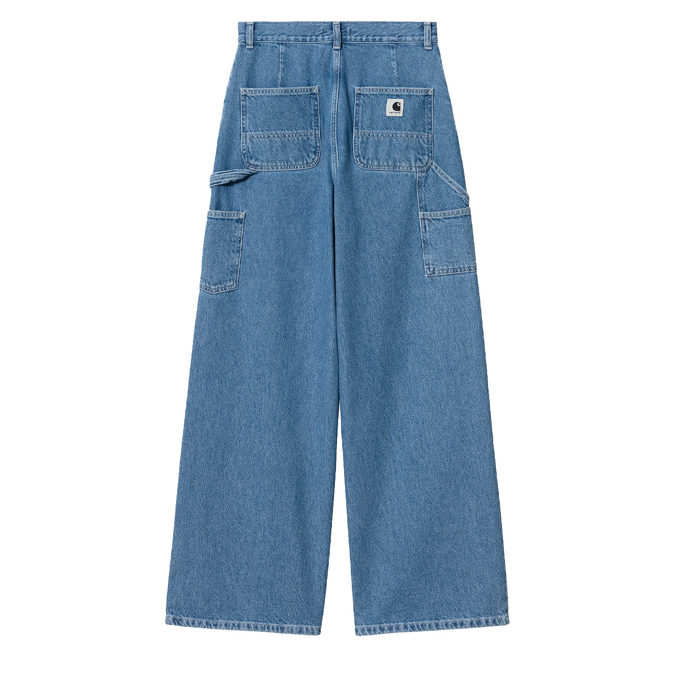 Carhartt WIP Womens Jens Pant Blue Heavy Stone Wash - The Sporting Lodge