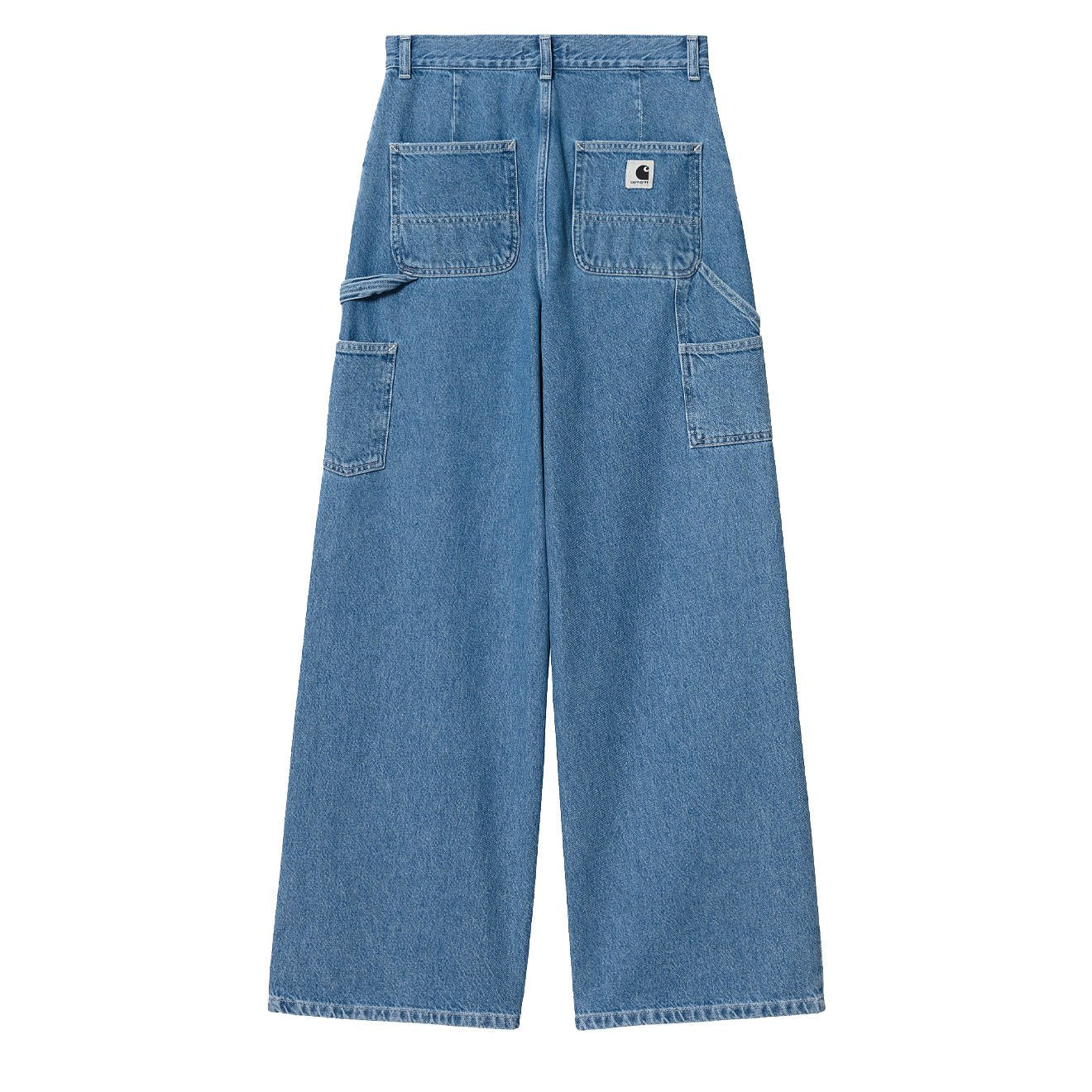 Carhartt WIP Womens Jens Pant Blue Heavy Stone Wash - The Sporting Lodge