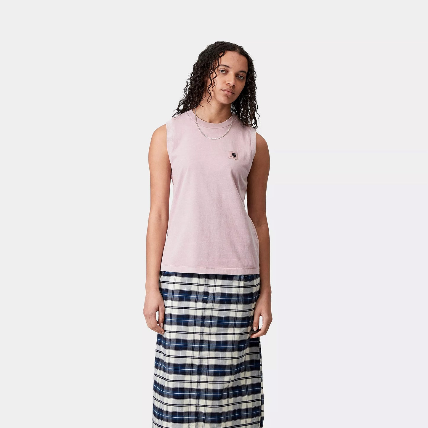 Carhartt WIP Womens Nelson A-Shirt Hortensia Garment Dyed