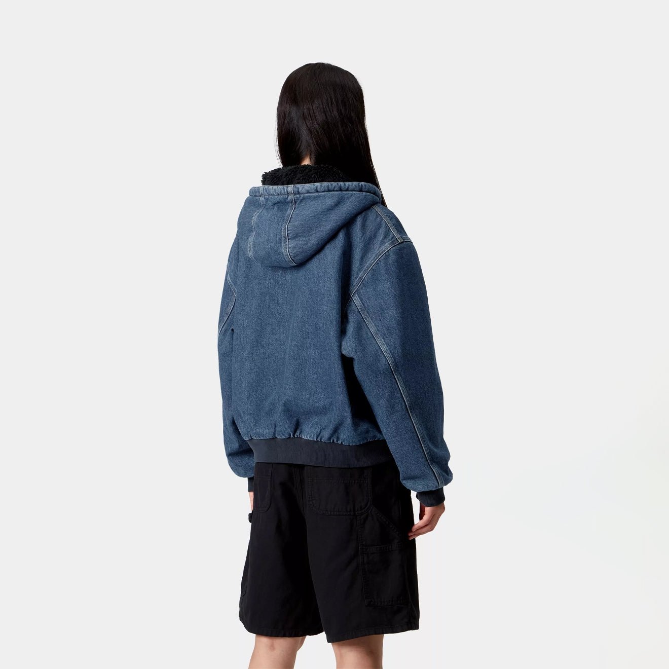 Carhartt WIP Womens OG Active Jacket Blue Stone Washed - The Sporting Lodge