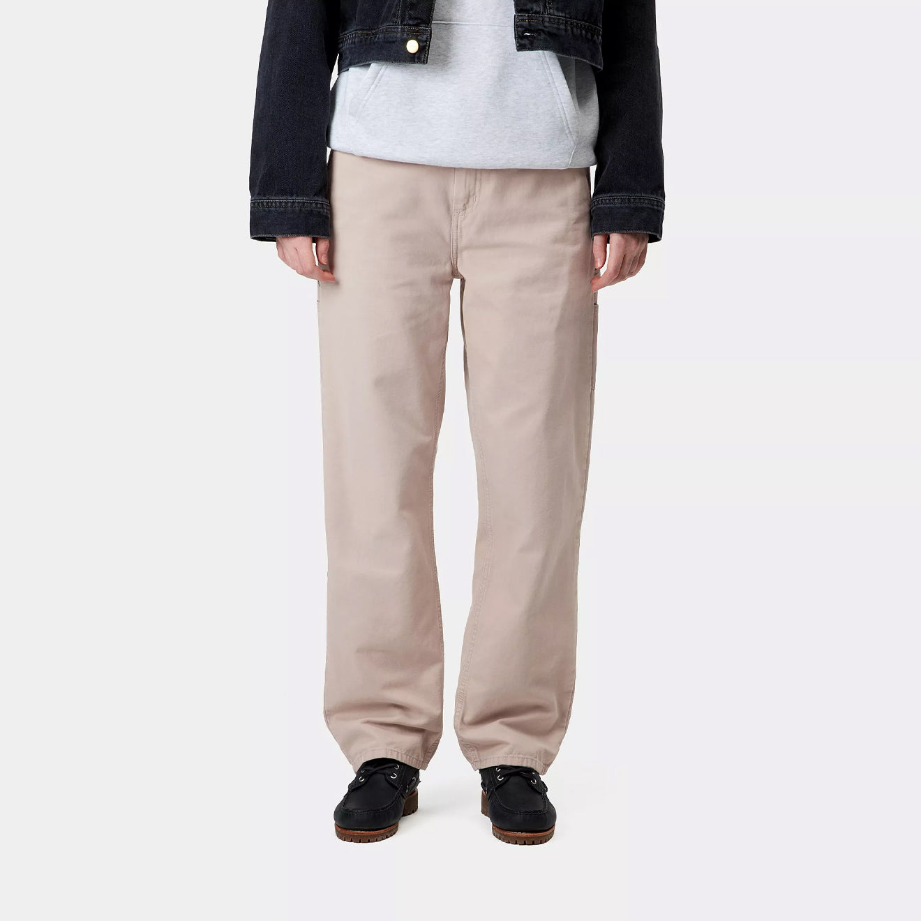 Carhartt WIP Womens Pierce Pant Straight Dusky Beige Stone Canvas - The Sporting Lodge
