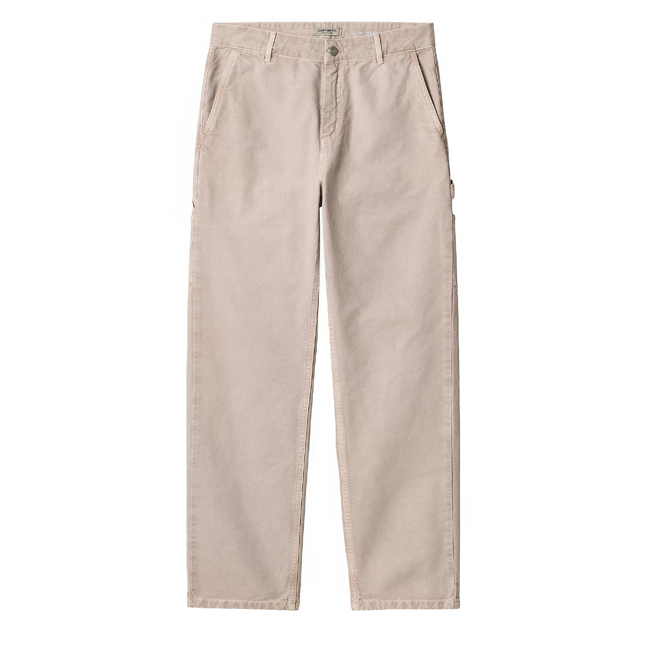 Carhartt WIP Womens Pierce Pant Straight Dusky Beige Stone Canvas - The Sporting Lodge