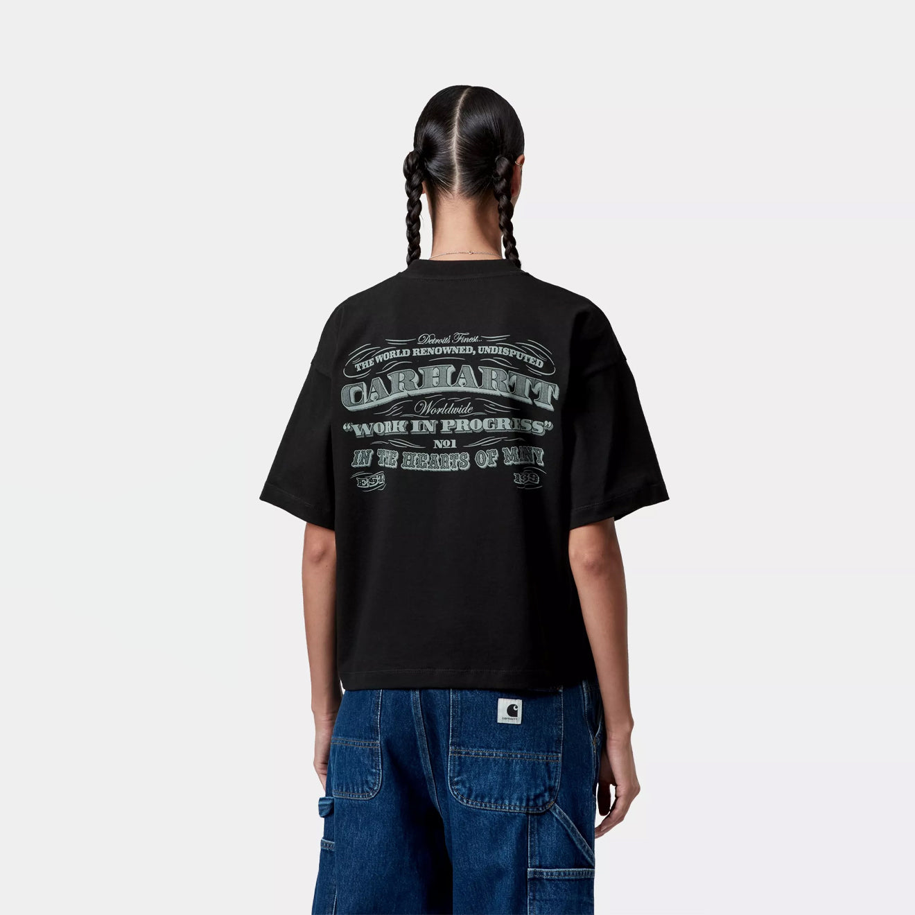 Carhartt WIP Womens S/S 3 One 3 T-Shirt Black