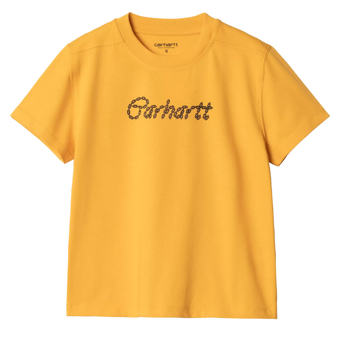 Carhartt WIP Womens S/S Chained T-Shirt Quince / Black - The Sporting Lodge