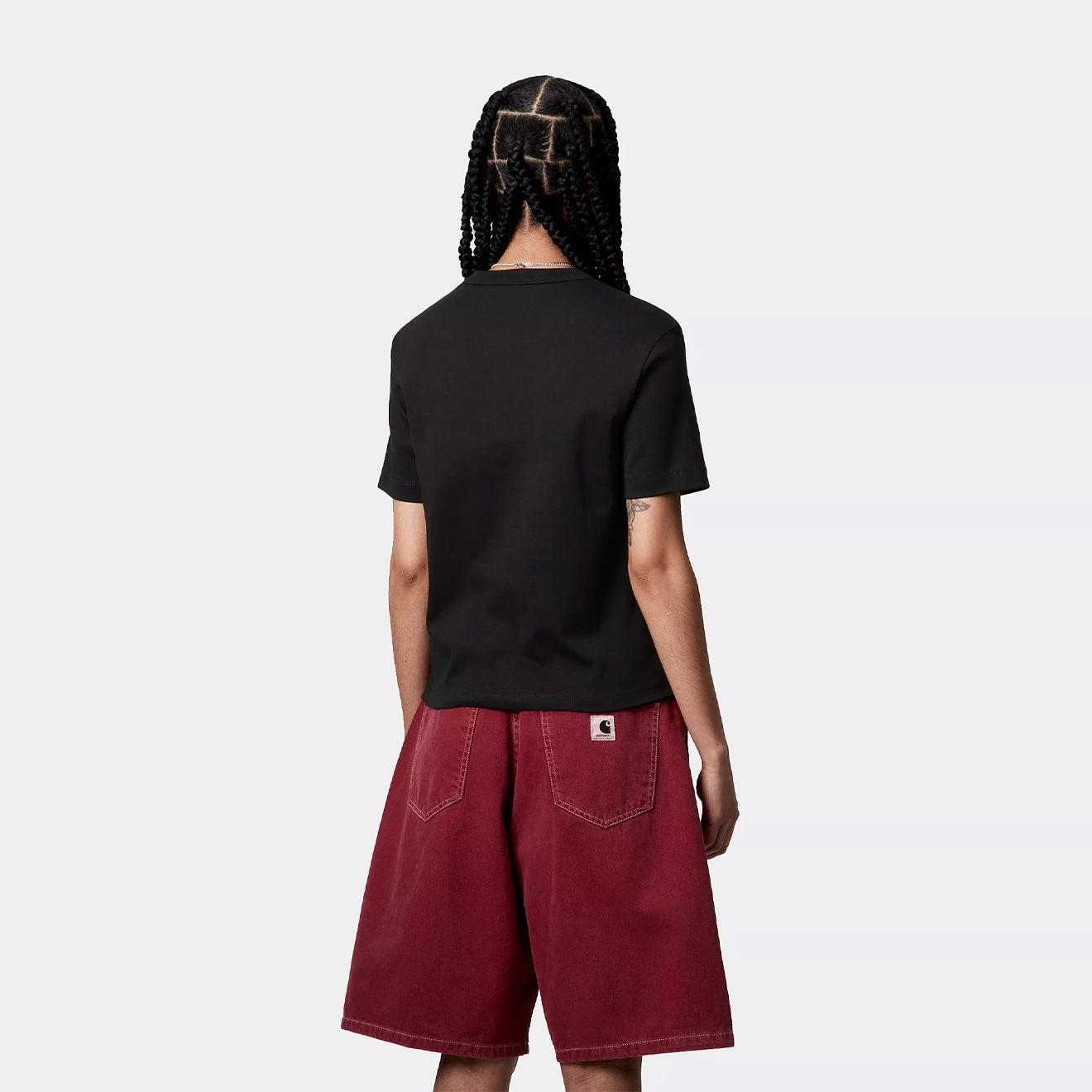 Carhartt WIP Womens S/S Luca T-Shirt Black - The Sporting Lodge