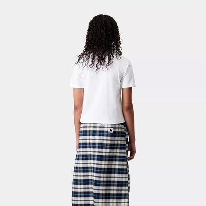Carhartt WIP Womens S/S Luca T-Shirt White - The Sporting Lodge
