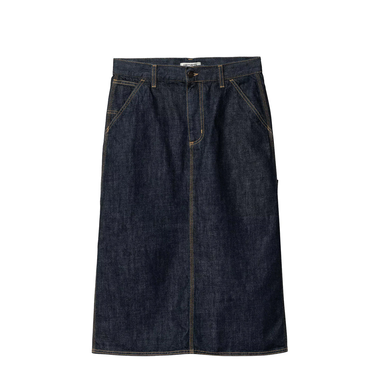 Carhartt WIP Womens Single Knee Skirt Blue Rinsed