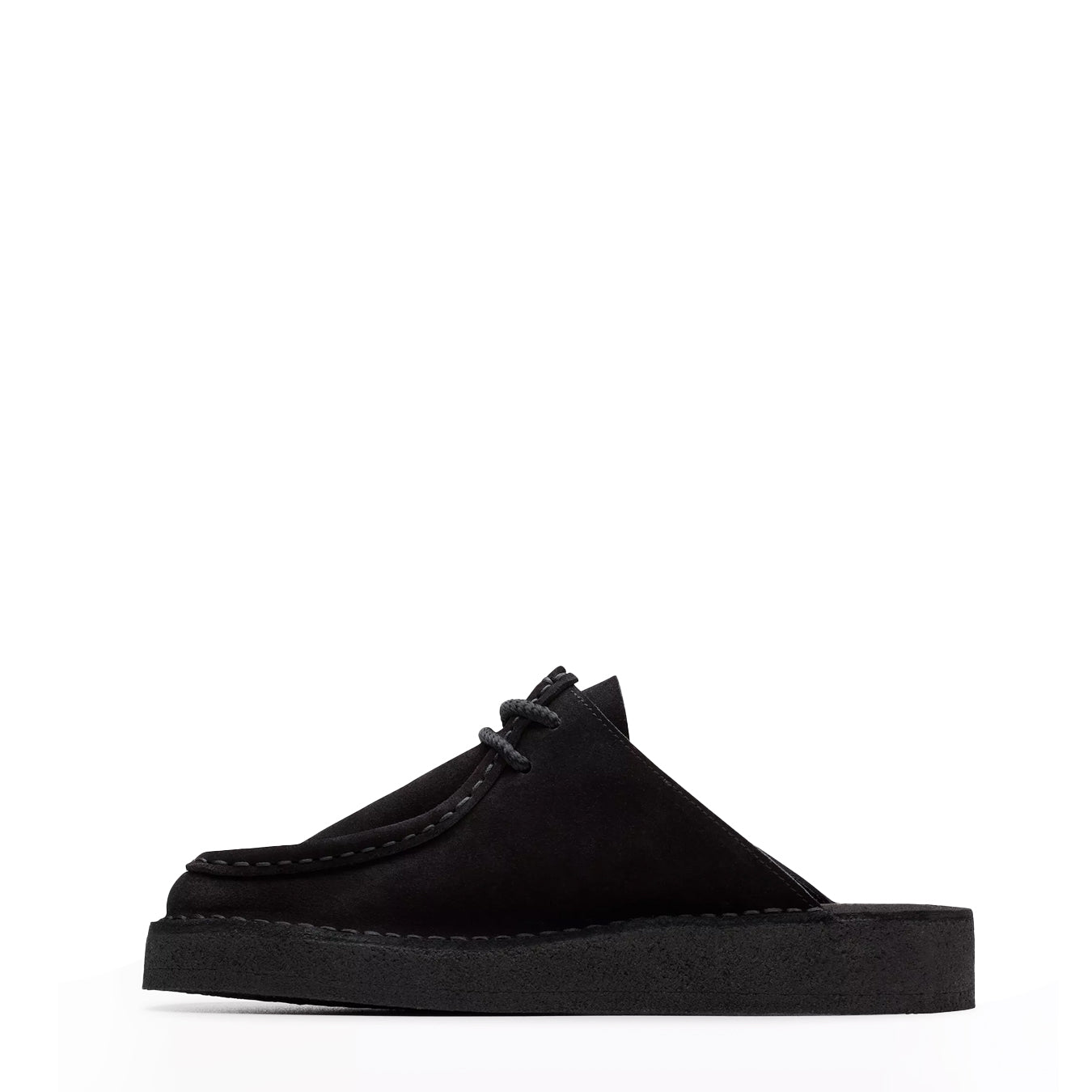 Clarks Originals Womens DSRT Nomad Mule Black Suede