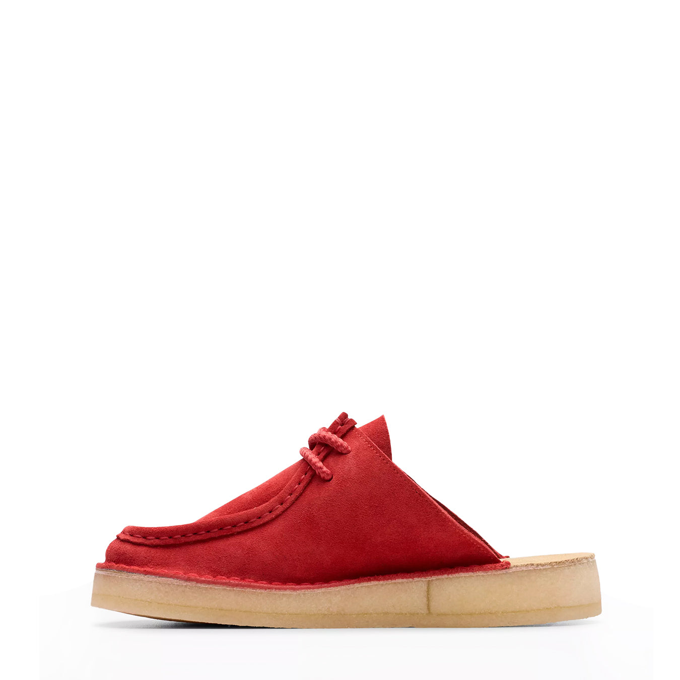 Clarks Originals Womens DSRT Nomad Mule Red Suede
