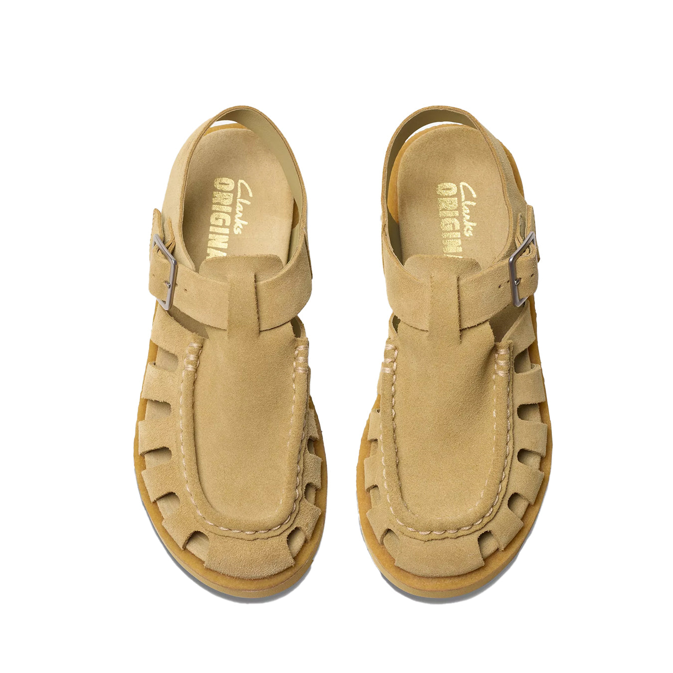 Clarks Originals Womens Meadow Buckle Dark Maple Suede