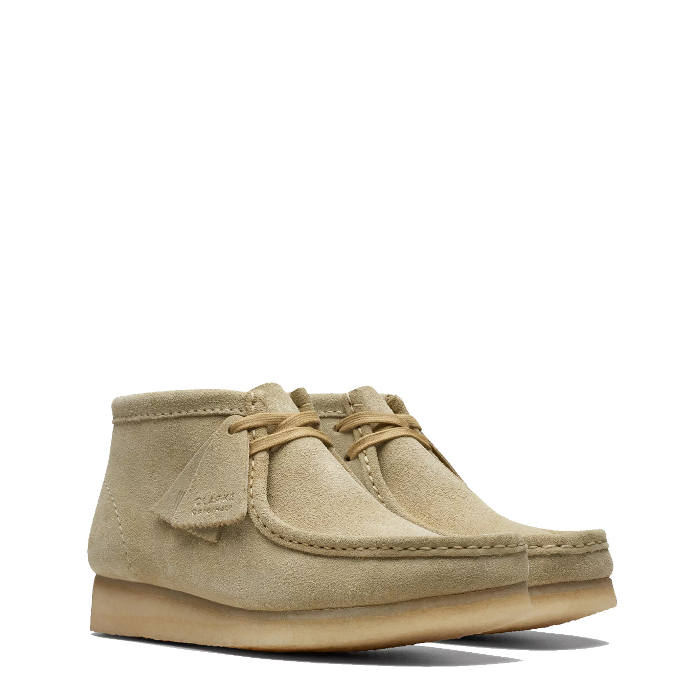 Clarks Originals Womens Wallabee Boot Maple Suede