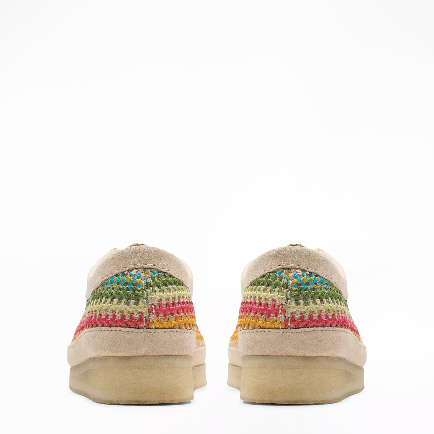 Clarks Originals Womens Wallabee Multi Raffia - The Sporting Lodge