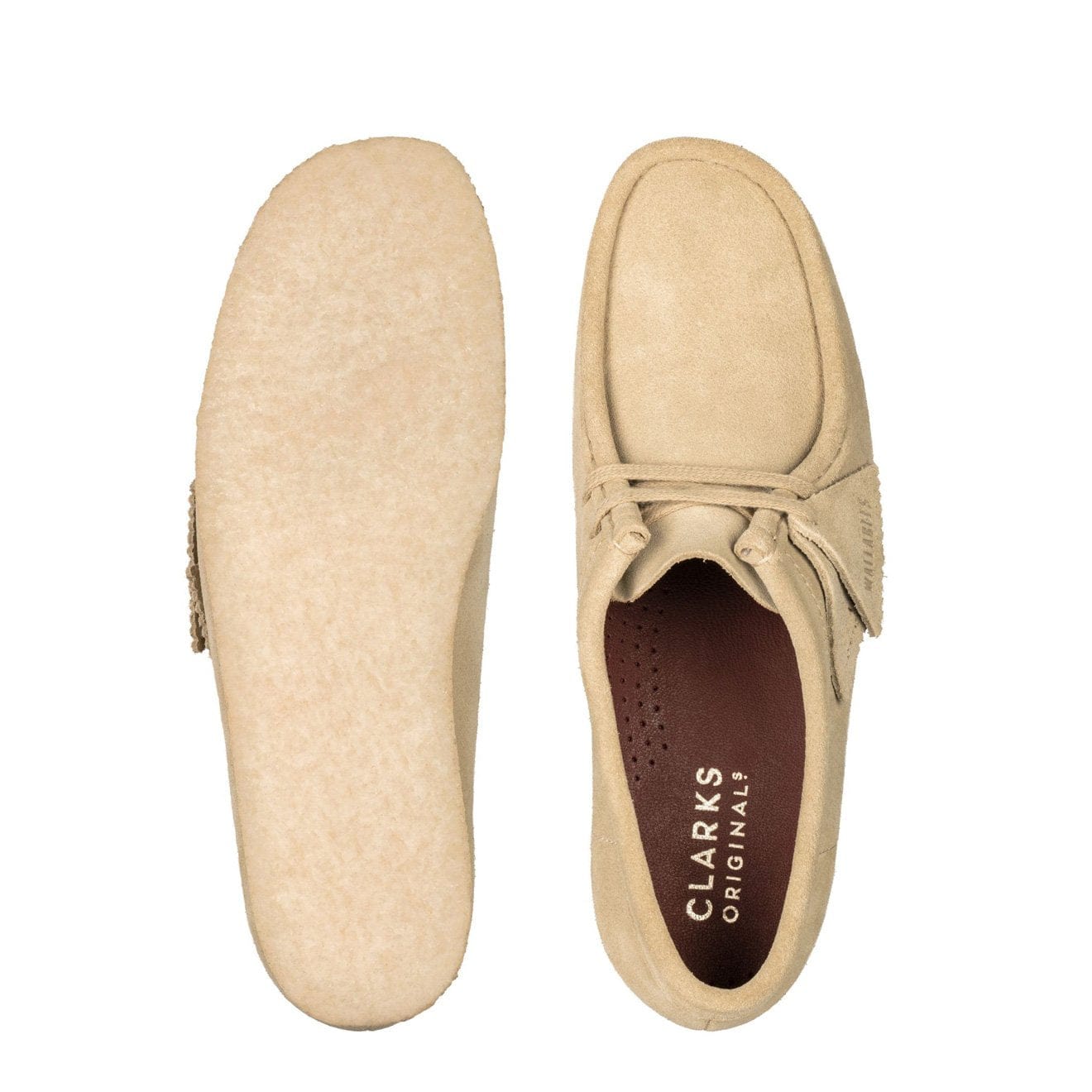 Clarks Originals Womens Wallabee Shoes Maple Suede