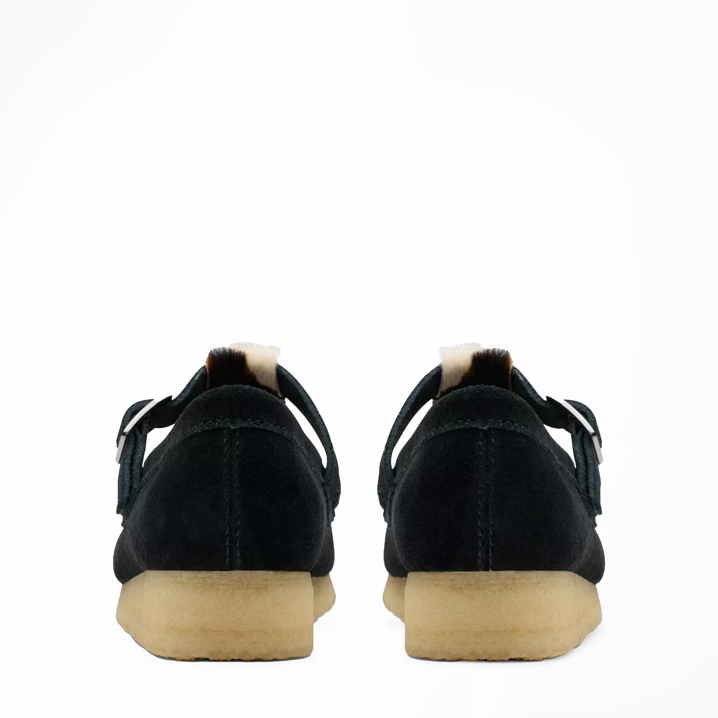 Clarks Originals Womens Wallabee T Bar Black Interest
