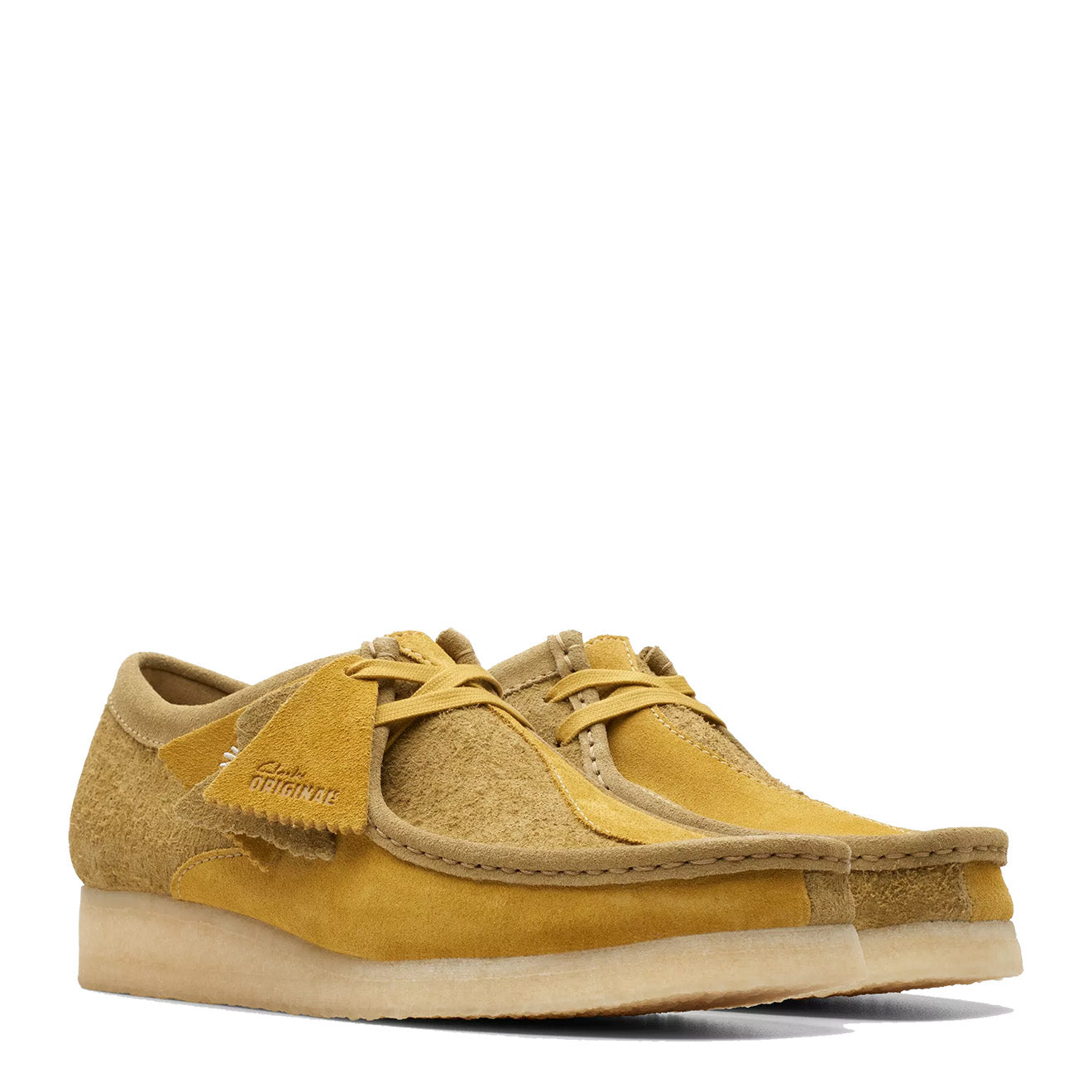 Clarks Originals Wallabee Shoe Olive Combination - The Sporting Lodge