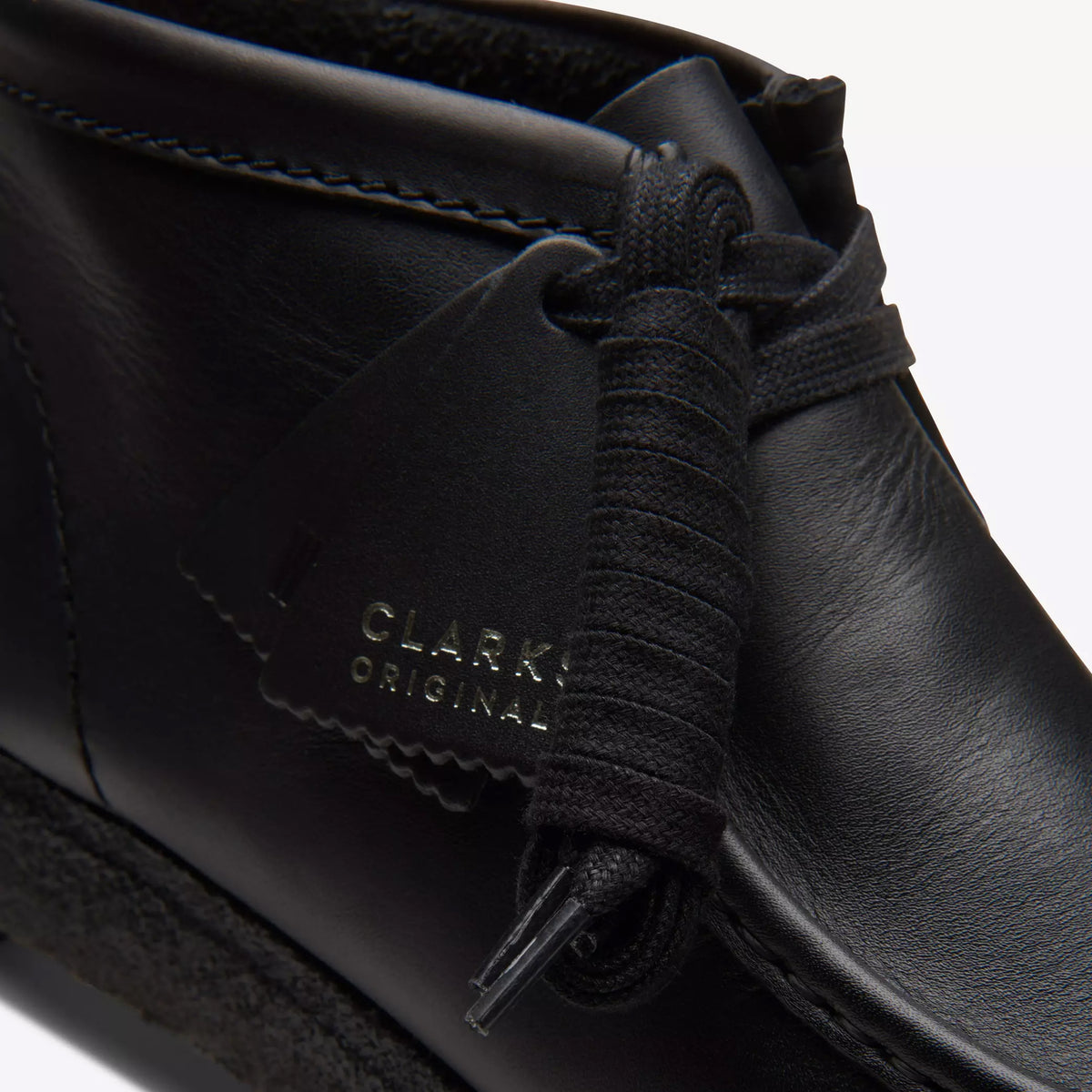 Clarks Wallabee Boot Black Leather