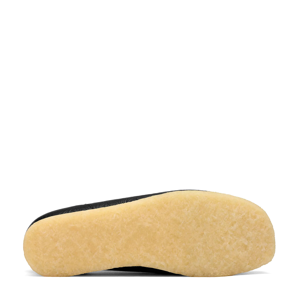 Clarks Wallabee Shoe Black Embossed