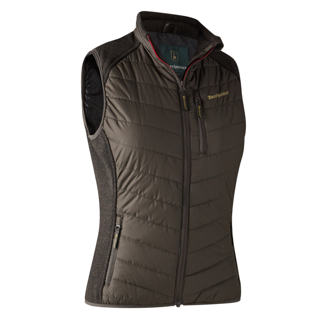 Deerhunter Womens Caroline padded Waistcoat Brown Leaf - The Sporting Lodge