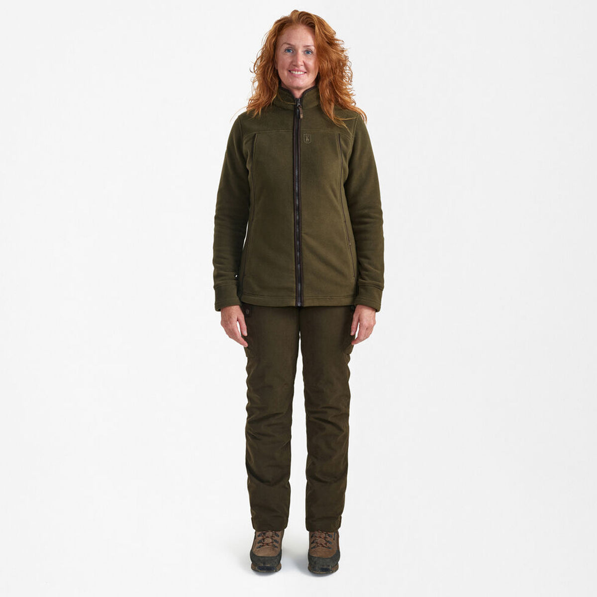 Deerhunter Womens Lady Eagle Fleece Jacket Tarmac Green