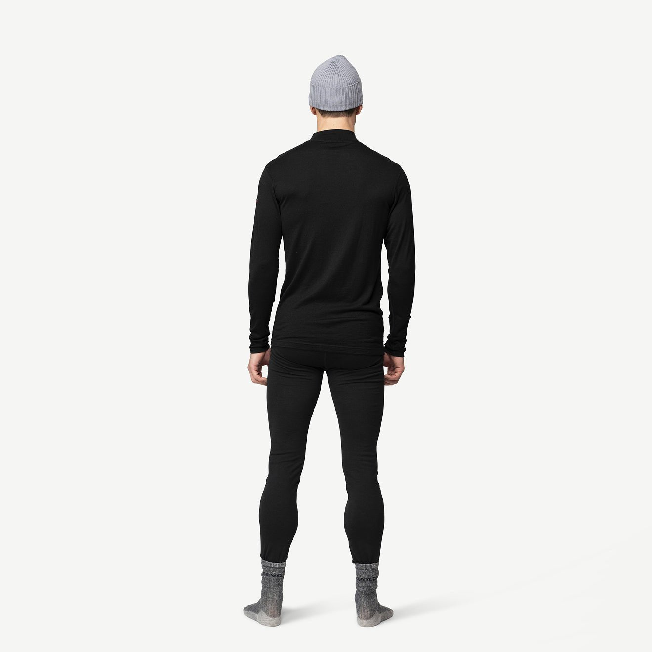 Devold Breeze Merino 150 Zip Neck Man Black