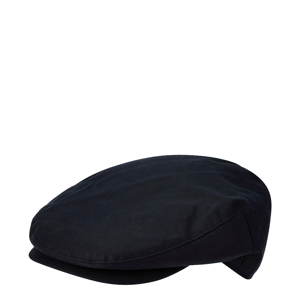 Dubarry Coolbawn Wax Cotton Flat Cap Navy