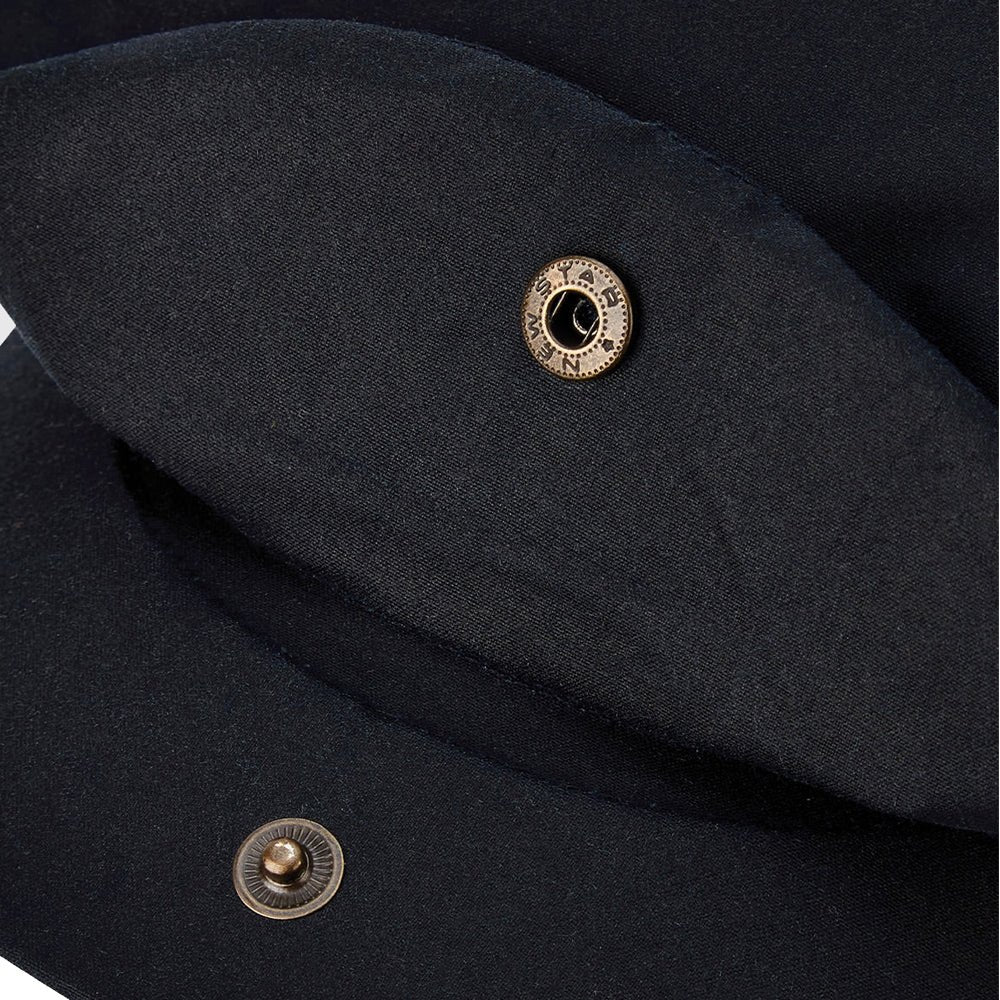Dubarry Coolbawn Wax Cotton Flat Cap Navy-2