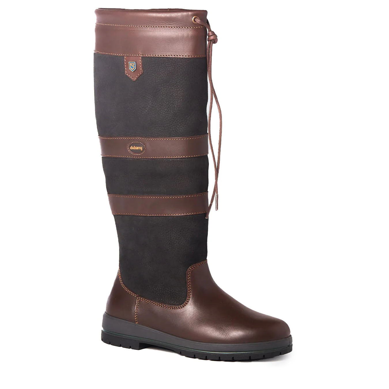 Dubarry Womens Galway Gortex Leather Boot Black Brown - The Sporting Lodge