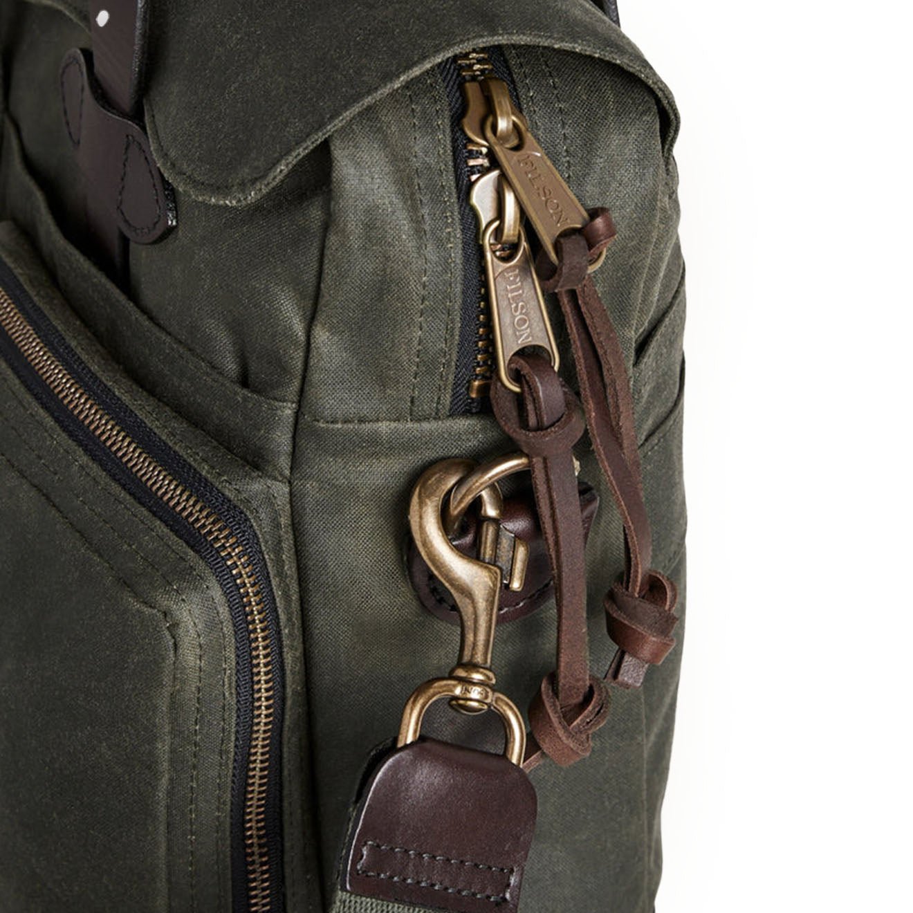 Filson 24 - Hour Tin Cloth Briefcase Otter Green - The Sporting Lodge