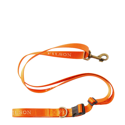 Filson Adjustable Nylon Leash Flame - The Sporting Lodge