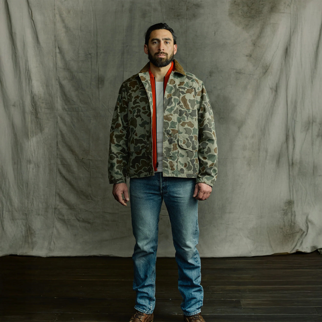 Filson Canvas Outfitter Jacket Tundra Shrub Camo