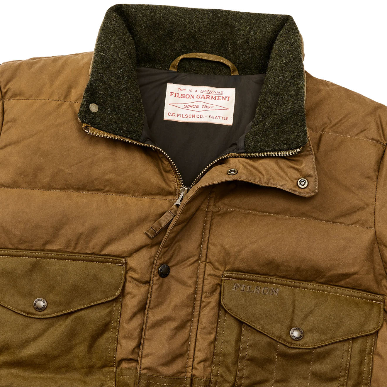Filson Down Cruiser Dark Tan - The Sporting Lodge